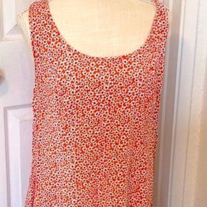 FOREVER 21 summer dress peach with flowers